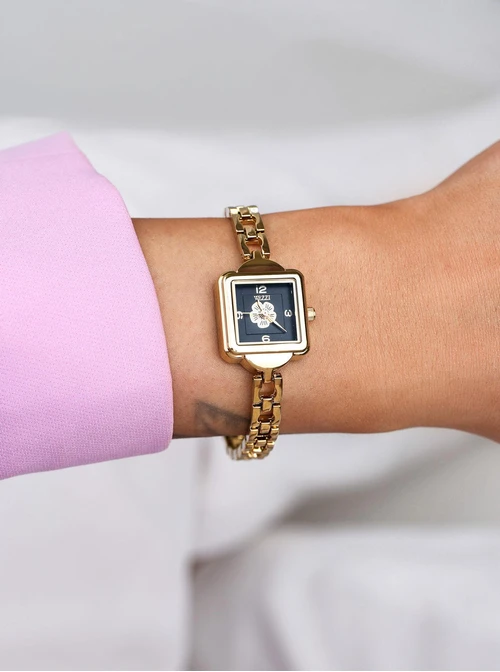 Zegarek Vezzi, kwiatuszek, kolor złoty B512804Z00