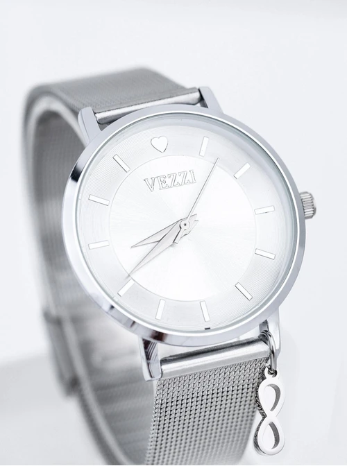 Zegarek Vezzi, nieskończoność, kolor srebrny S509589S00