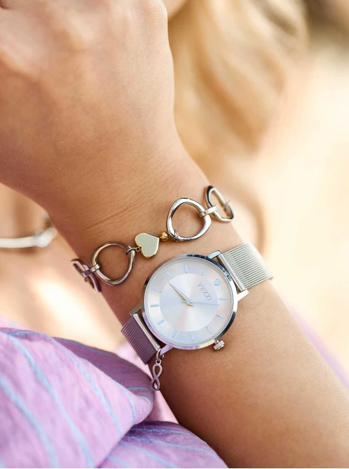 Zegarek Vezzi, nieskończoność, kolor srebrny S509589S00