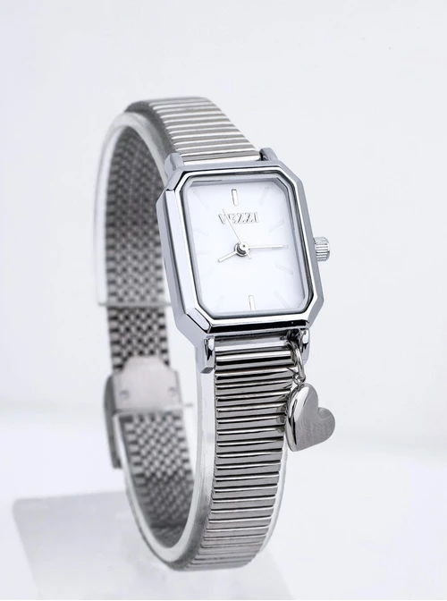 Zegarek Vezzi, serduszko, kolor srebrny S509607S00