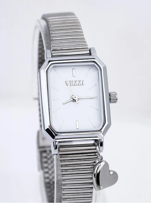 Zegarek Vezzi, serduszko, kolor srebrny S509607S00