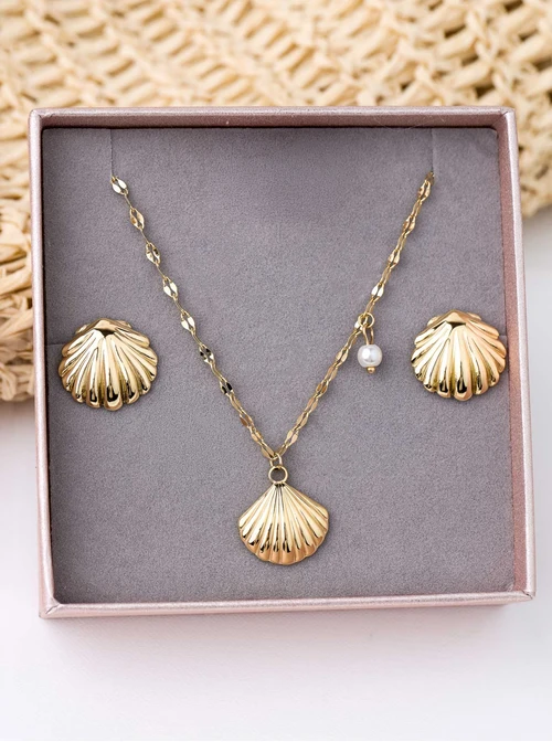 Zestaw Biżuterii Coastal Pearl