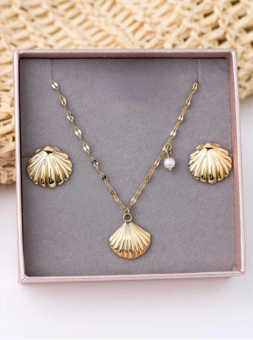 Zestaw Biżuterii Coastal Pearl