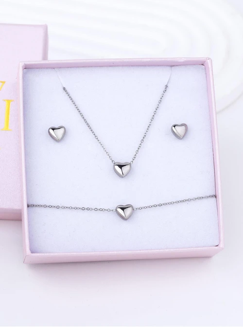 Zestaw Biżuterii Silver Luster