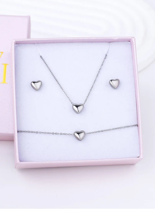 Zestaw Biżuterii Silver Luster