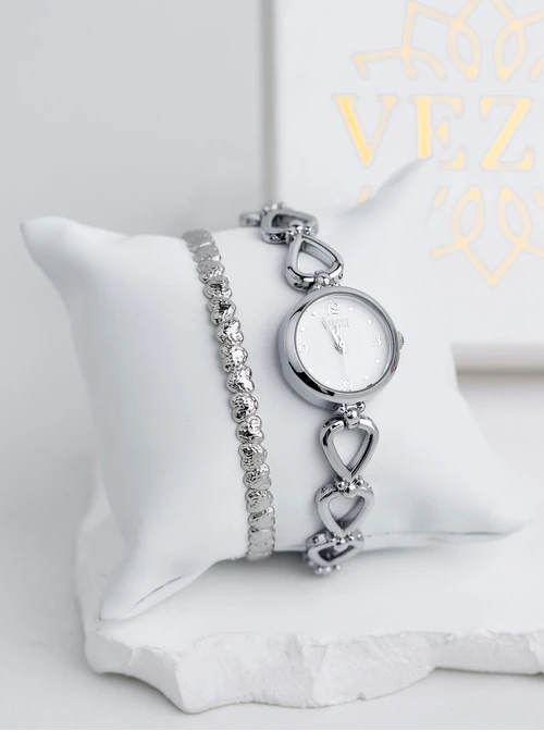 Zestaw Biżuterii z Zegarkiem Simple Grace