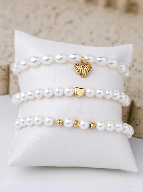 Zestaw Bransoletek Pearl Gleam
