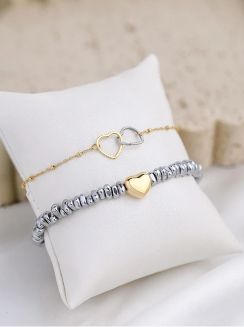 Zestaw Bransoletek Shared Hearts