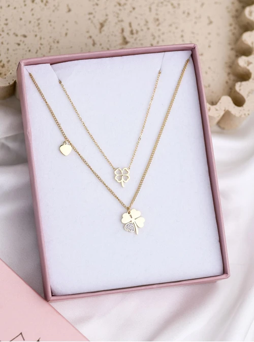 Zestaw Naszyjników Infinity Love Duo