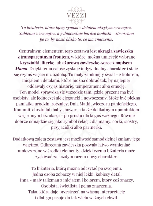 Zestaw biżuterii Blissful Together z możliwością personalizacji Z14664Z00