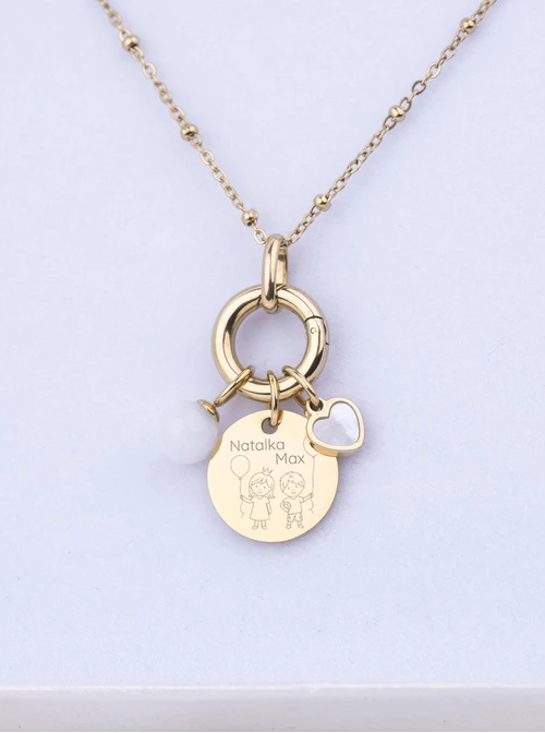 Zestaw biżuterii Dla Mamy z możliwością grawerowania Z14051Z00