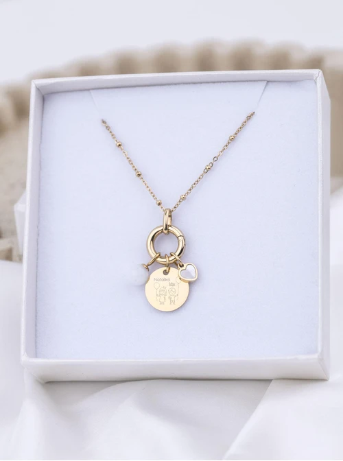 Zestaw biżuterii Dla Mamy z możliwością grawerowania Z14051Z00