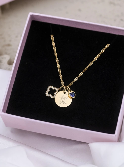 Zestaw biżuterii Dla Mamy z możliwością grawerowania Z14053Z00