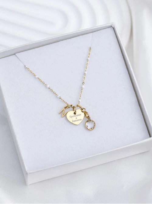 Zestaw biżuterii Komunijnej z możliwością grawerowania Z13667Z00