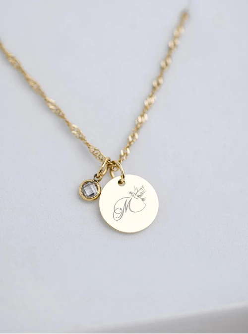 Zestaw biżuterii Komunijnej z możliwością grawerowania Z13674Z00