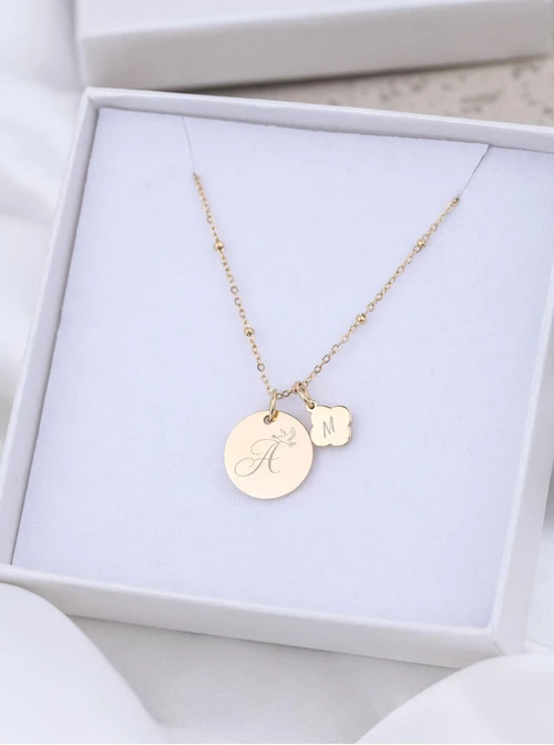 Zestaw biżuterii Komunijnej z możliwością grawerowania Z14036Z00