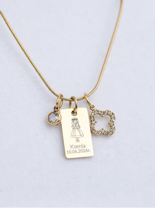 Zestaw biżuterii Light Spectrum z możliwością grawerowania Z13663Z00