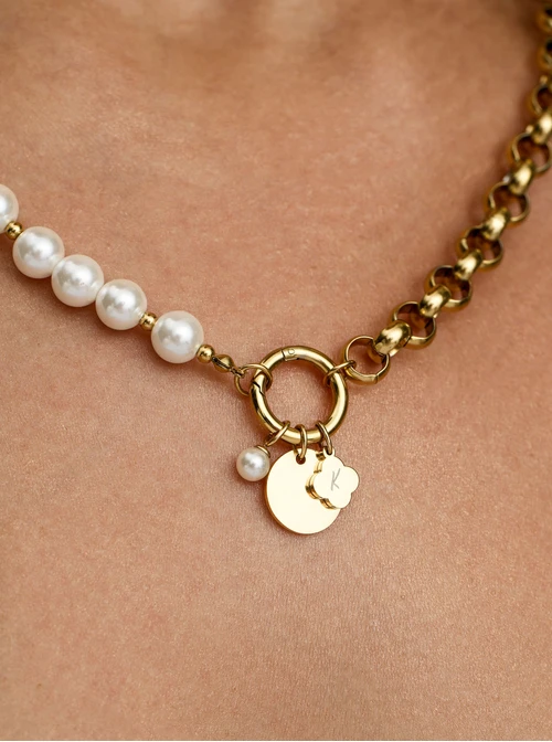 Zestaw biżuterii Tender Pearl Love z możliwością grawerowania Z14454Z00
