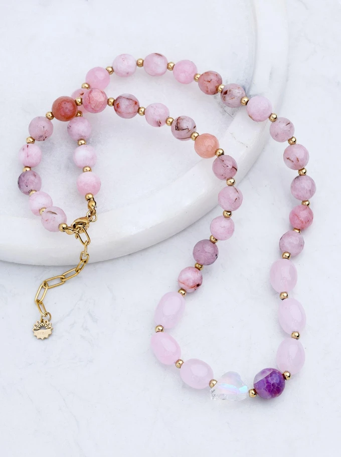 Zestaw Biżuterii Blush Crystal