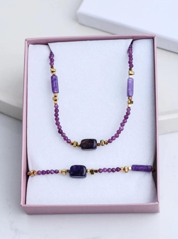 Zestaw Biżuterii Violet Whisper