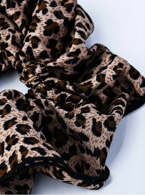 Gumka do włosów typu scrunchie-Panterka, O614315P00