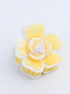 Klamra do włosów Róża - pastelowo-żółta marmurkowa, O914179P00