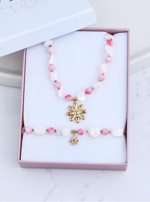 Zestaw Biżuterii Blush Blossom