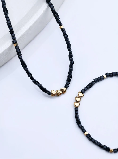 Zestaw Biżuterii Midnight Gold
