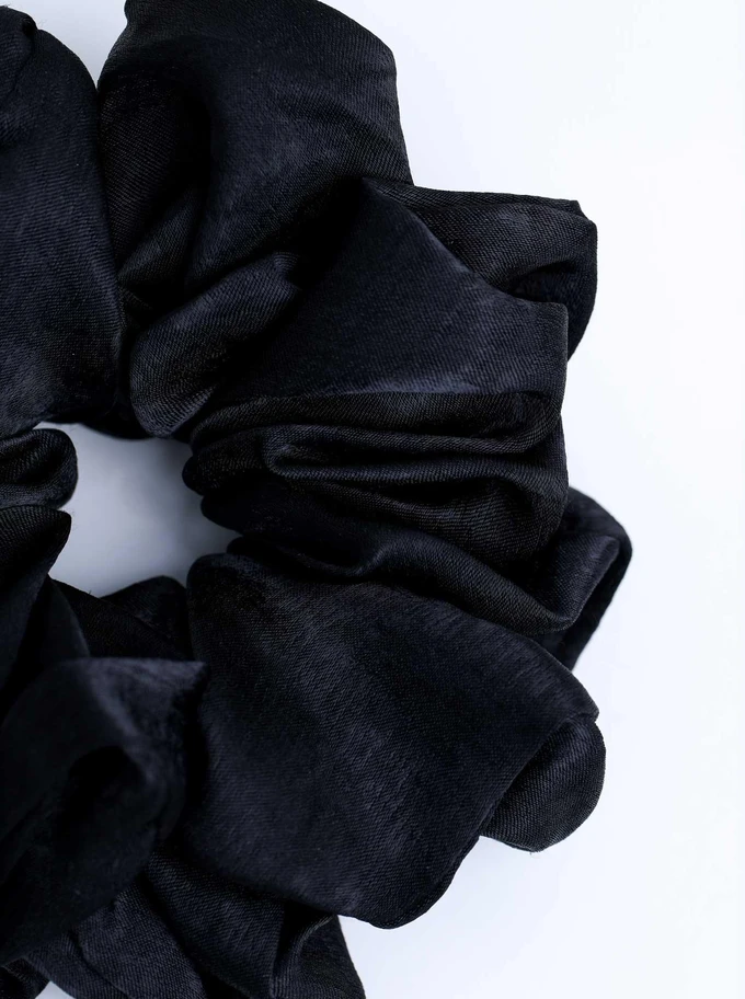 Gumka do włosów typu scrunchie, czarna O614414P00