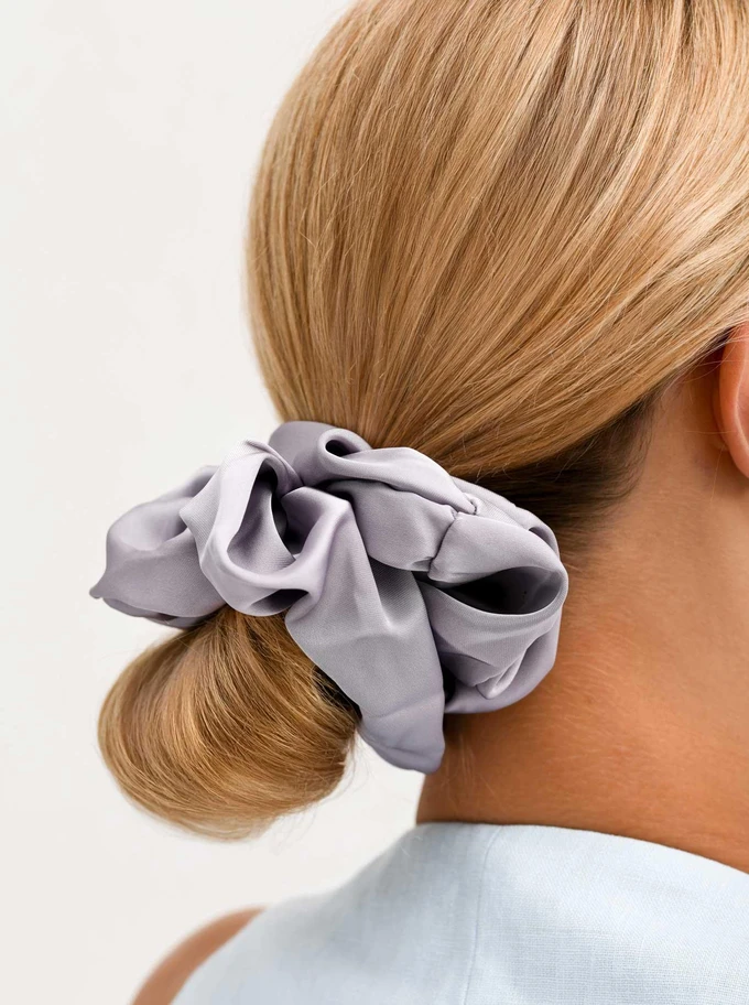 Gumka do włosów typu scrunchie, fioletowy O614363P00