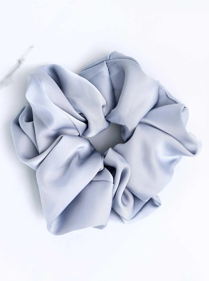 Gumka do włosów typu scrunchie, szara O614362P00