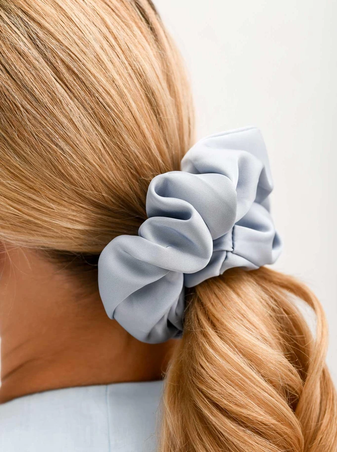 Gumka do włosów typu scrunchie, szara O614362P00
