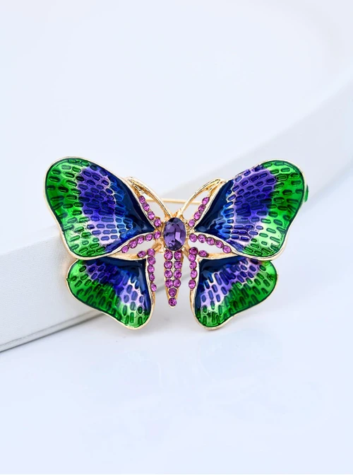 Broszka Motyl, fioletowy B713764Z00