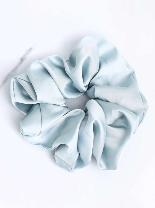 Gumka do włosów scrunchie, błękitny O614360P00