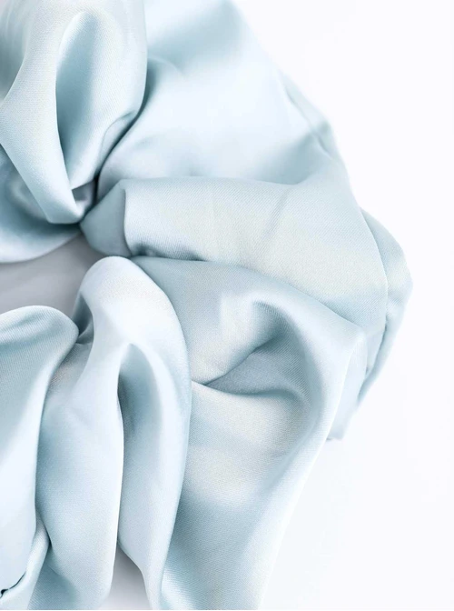 Gumka do włosów scrunchie, błękitny O614360P00