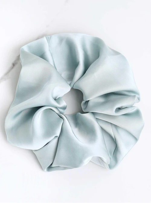 Gumka do włosów typu scrunchie, błękitny O614355P00