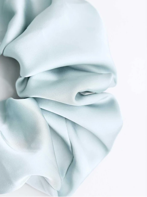 Gumka do włosów typu scrunchie, błękitny O614355P00