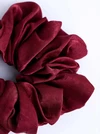 Gumka do włosów typu scrunchie, bordowa O614411P00