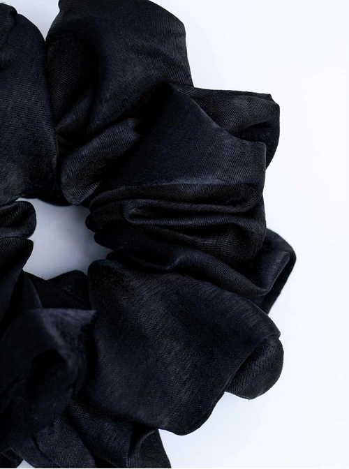 Gumka do włosów typu scrunchie, czarna O614414P00