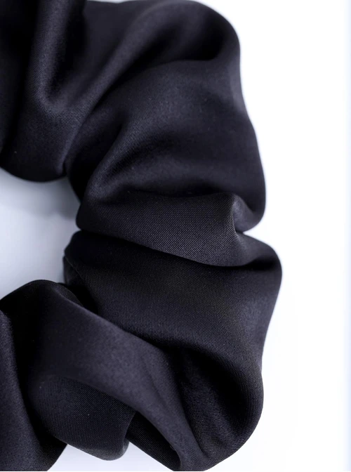 Gumka do włosów typu scrunchie, czarna O614426P00