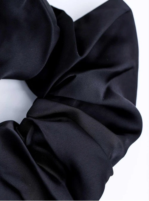 Gumka do włosów typu scrunchie, czarny O614351P00