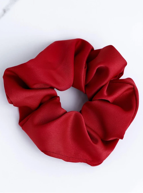 Gumka do włosów typu scrunchie, czerwony O614419P00
