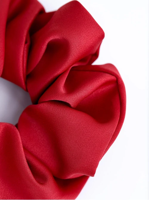 Gumka do włosów typu scrunchie, czerwony O614419P00
