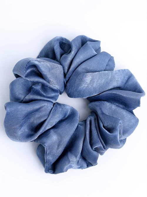 Gumka do włosów typu scrunchie, grafitowa O614415P00