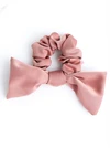 Gumka do włosów typu scrunchie, kokarda, brązowa O614428P00