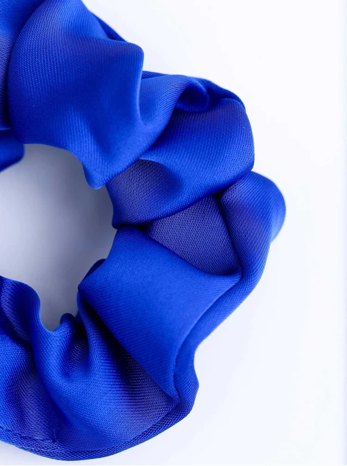 Gumka do włosów typu scrunchie, kokarda, chabrowy O614432P00