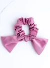 Gumka do włosów typu scrunchie, kokarda, różowy O614433P00