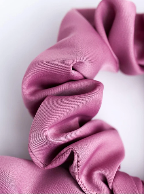 Gumka do włosów typu scrunchie, kokarda, różowy O614433P00