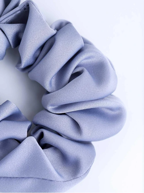 Gumka do włosów typu scrunchie, kokarda, szary O614436P00
