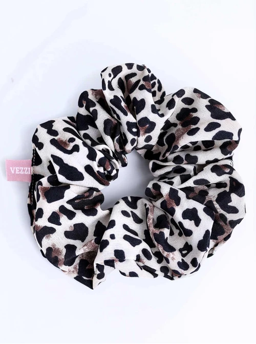Gumka do włosów typu scrunchie, panterka O614449P00
